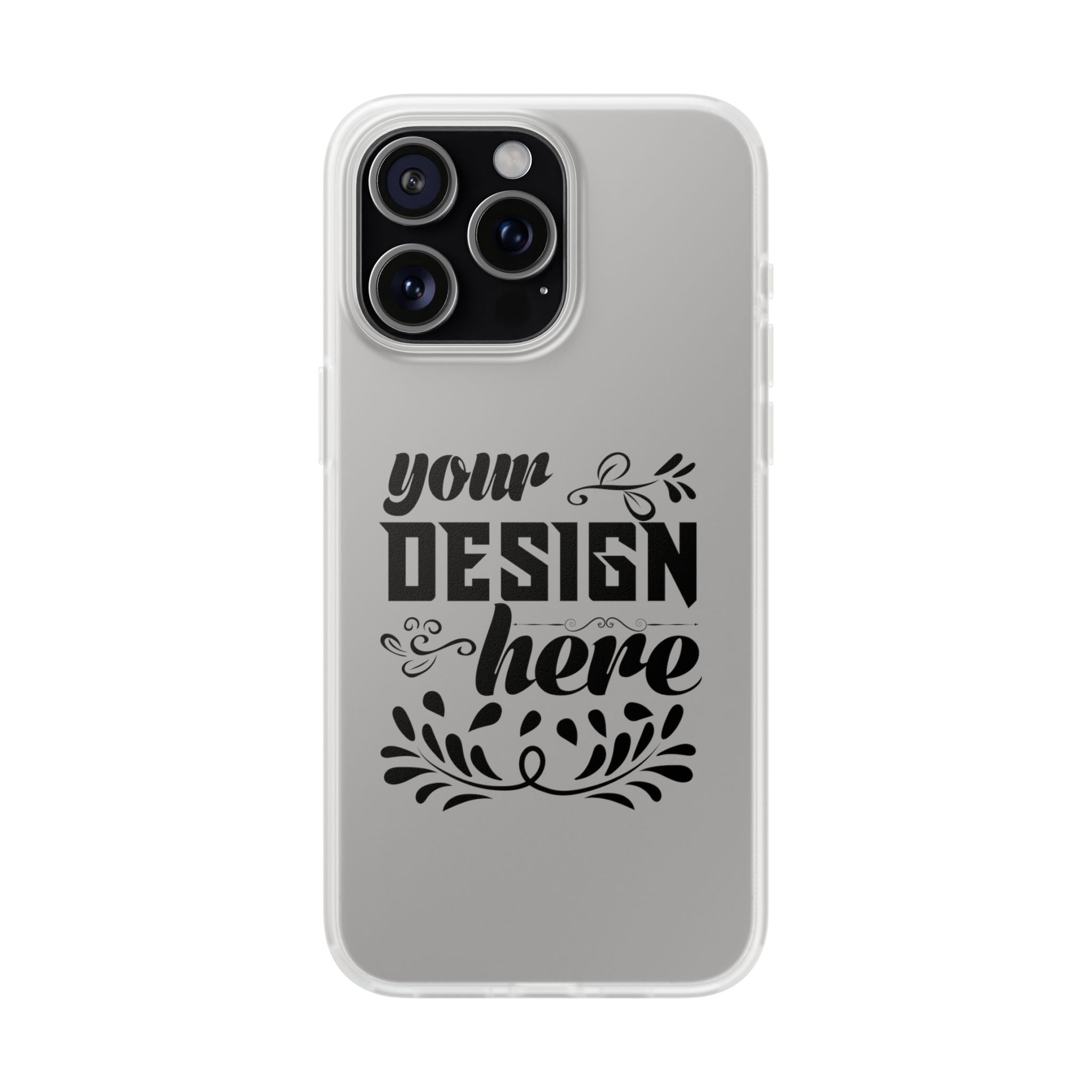 Customizable Flexi TPU Phone Case Slim Matte Protective Cover