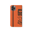 Customizable Flip Folio Phone Case With Card Slots Stand And Elastic Strap