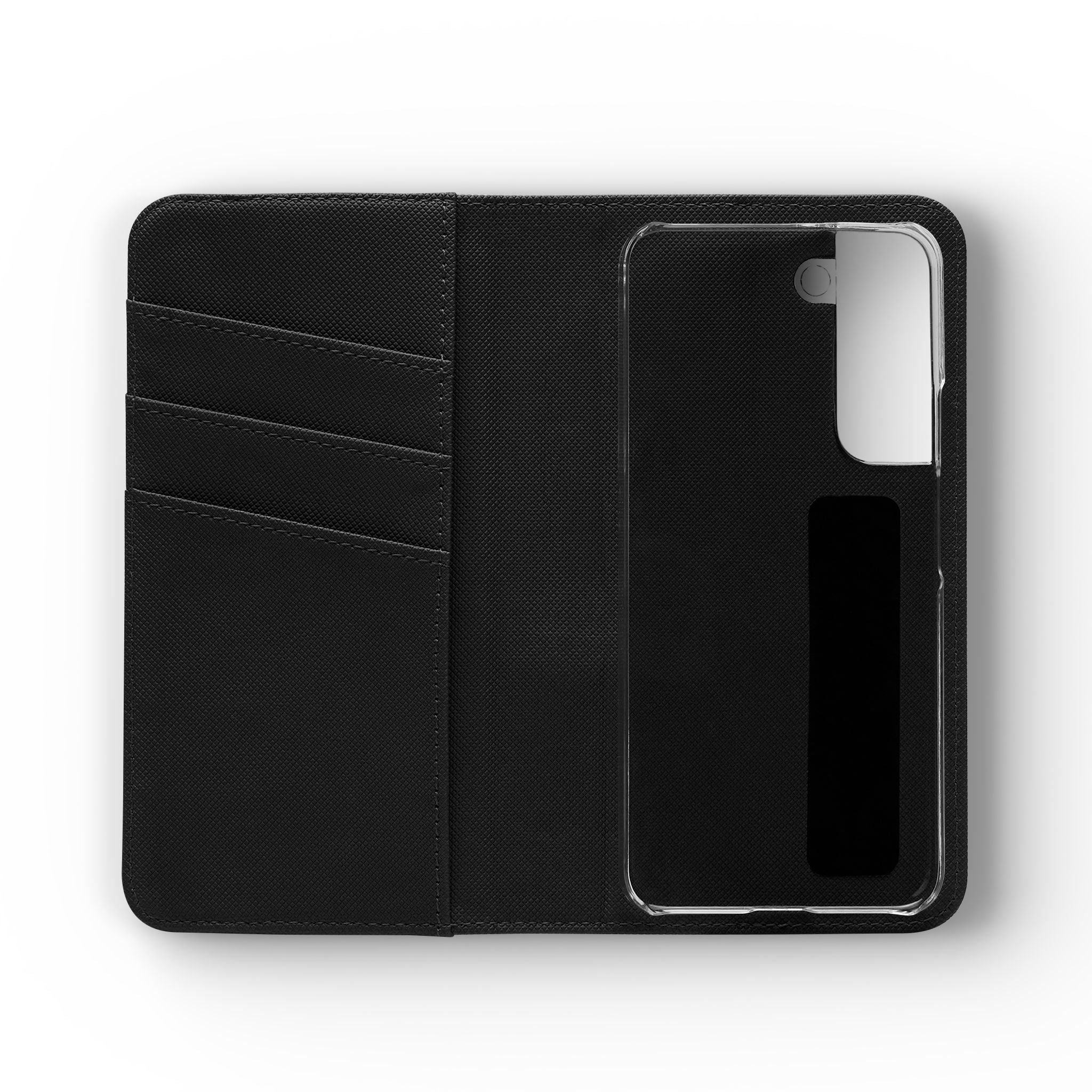 Customizable Flip Folio Phone Case With Card Slots Stand And Elastic Strap