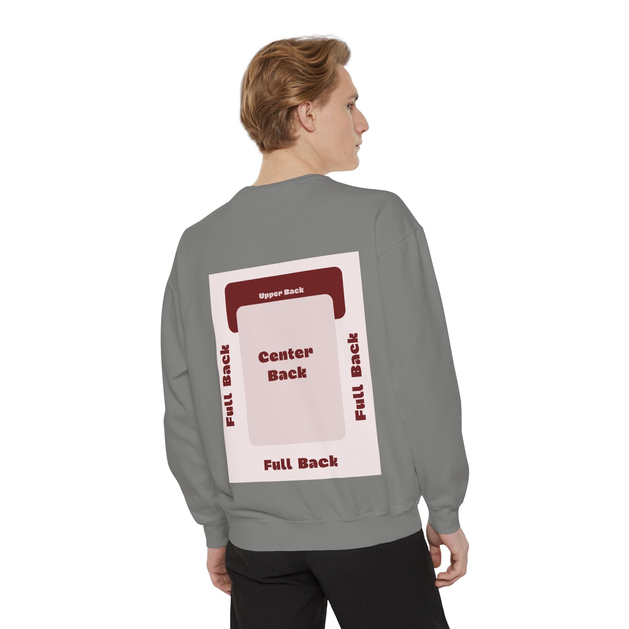 Customizable Comfort Colors 1566 Unisex Garment Dyed Sweatshirt DTG Custom Design