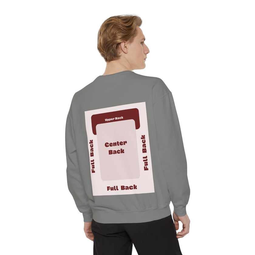 Customizable Comfort Colors 1566 Unisex Garment Dyed Sweatshirt DTG Custom Design