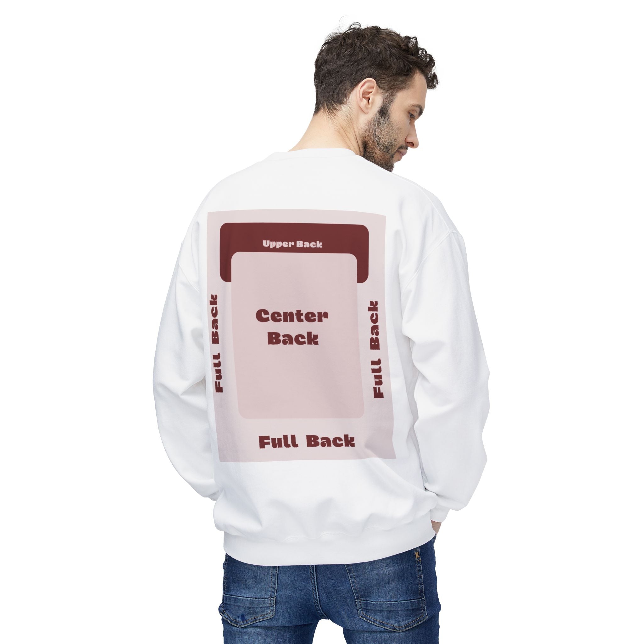 Customizable Gildan SF000 Unisex Midweight Crewneck Sweatshirt