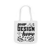 Customizable Canvas Tote Bag With 5 Color Strap Options All Over Print