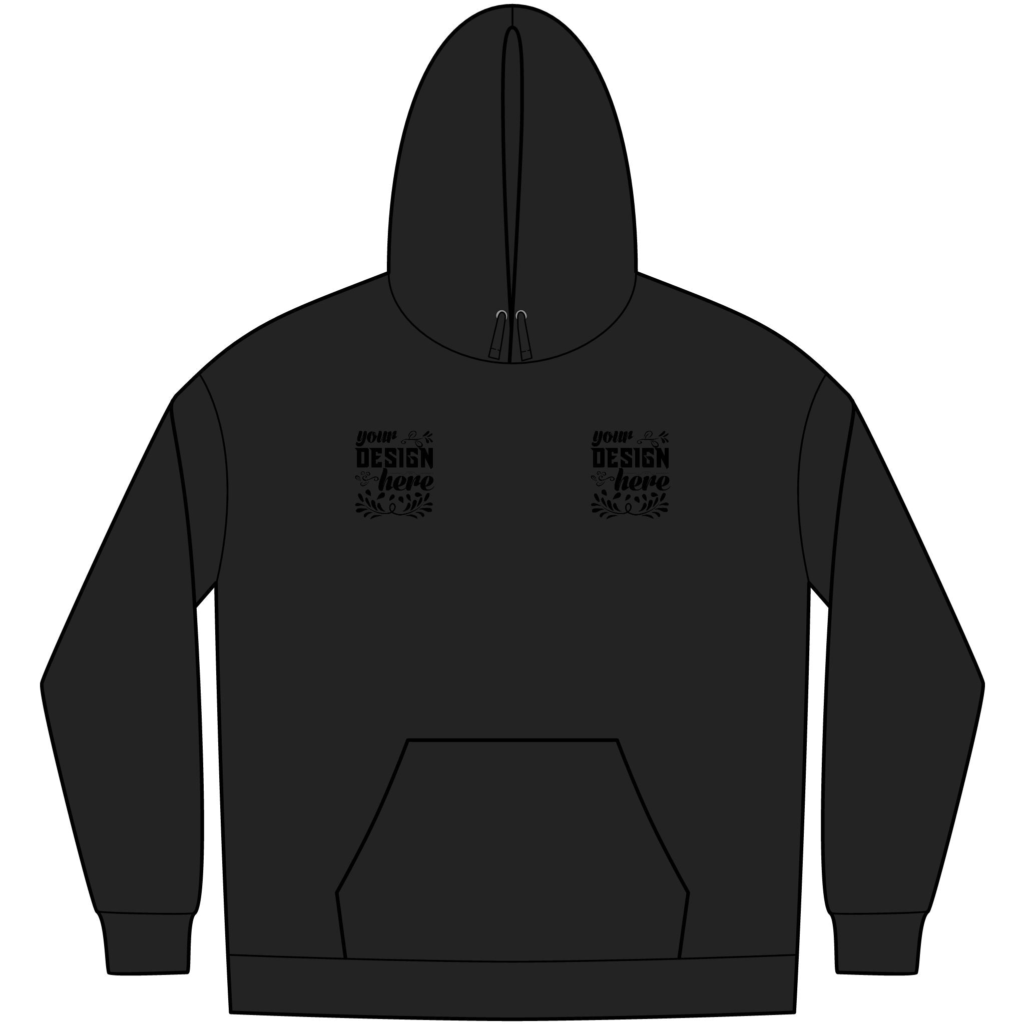 Customizable District DT6100 Mens VIT Fleece Hoodie