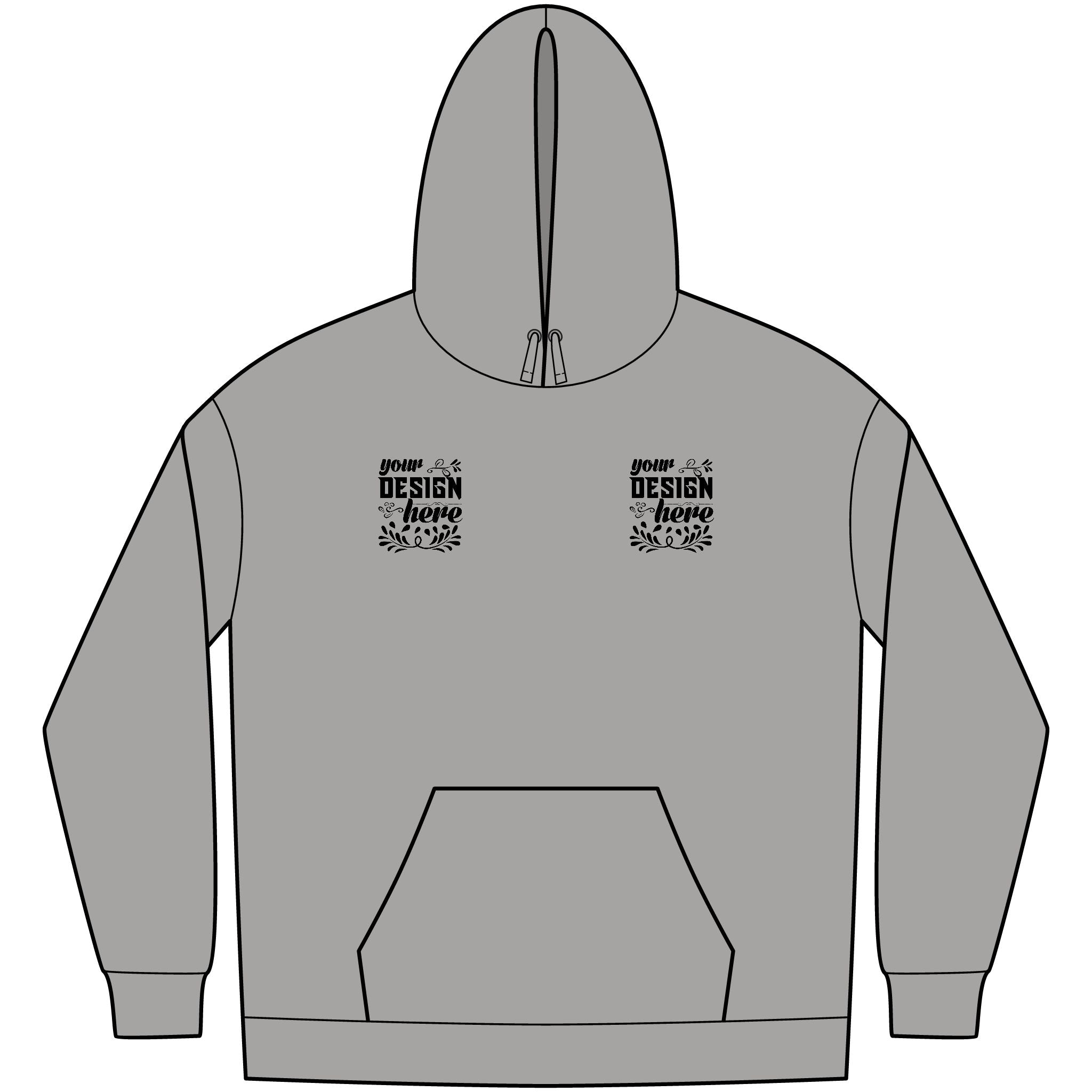 Customizable District DT6100 Mens VIT Fleece Hoodie