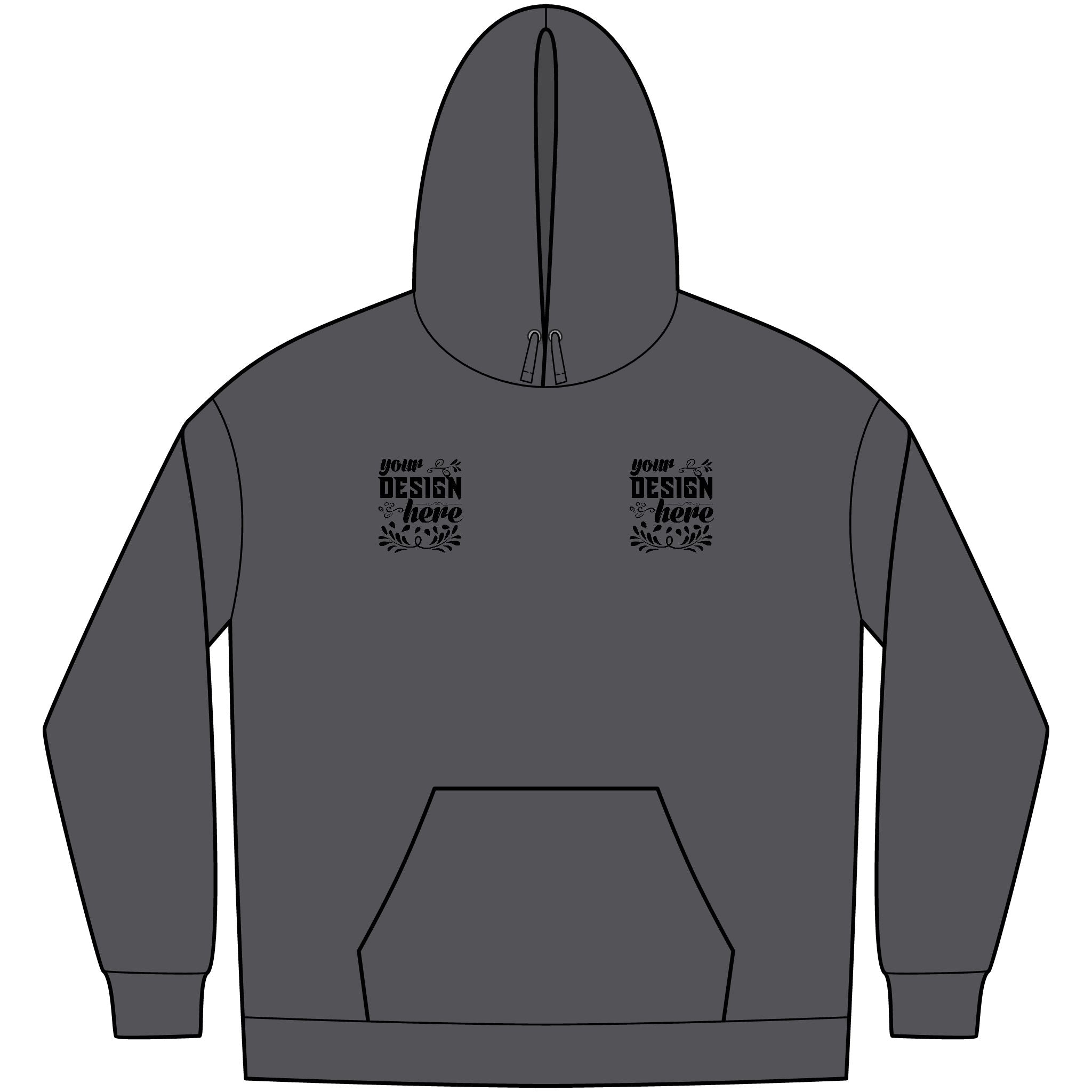 Customizable District DT6100 Mens VIT Fleece Hoodie