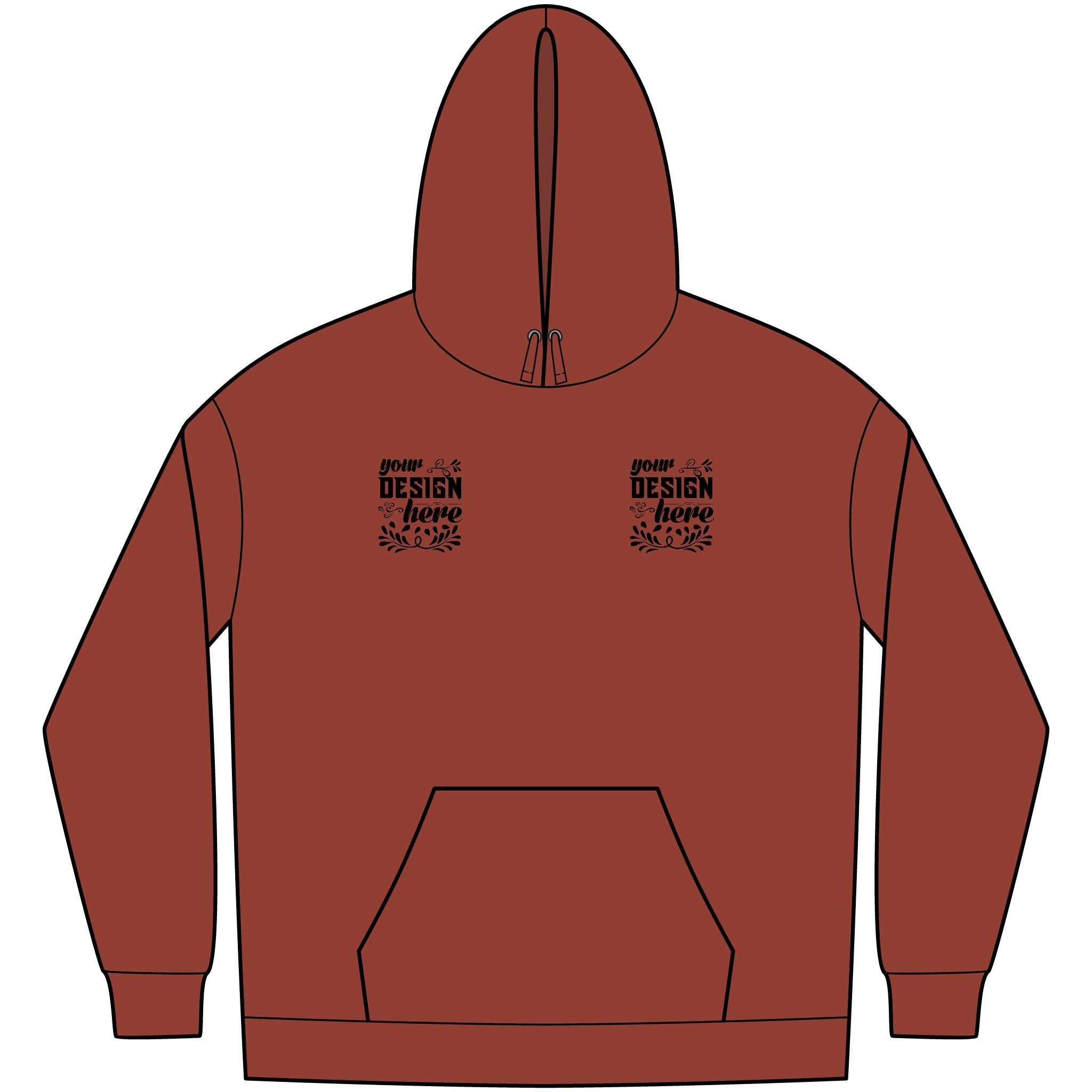 Customizable District DT6100 Mens VIT Fleece Hoodie