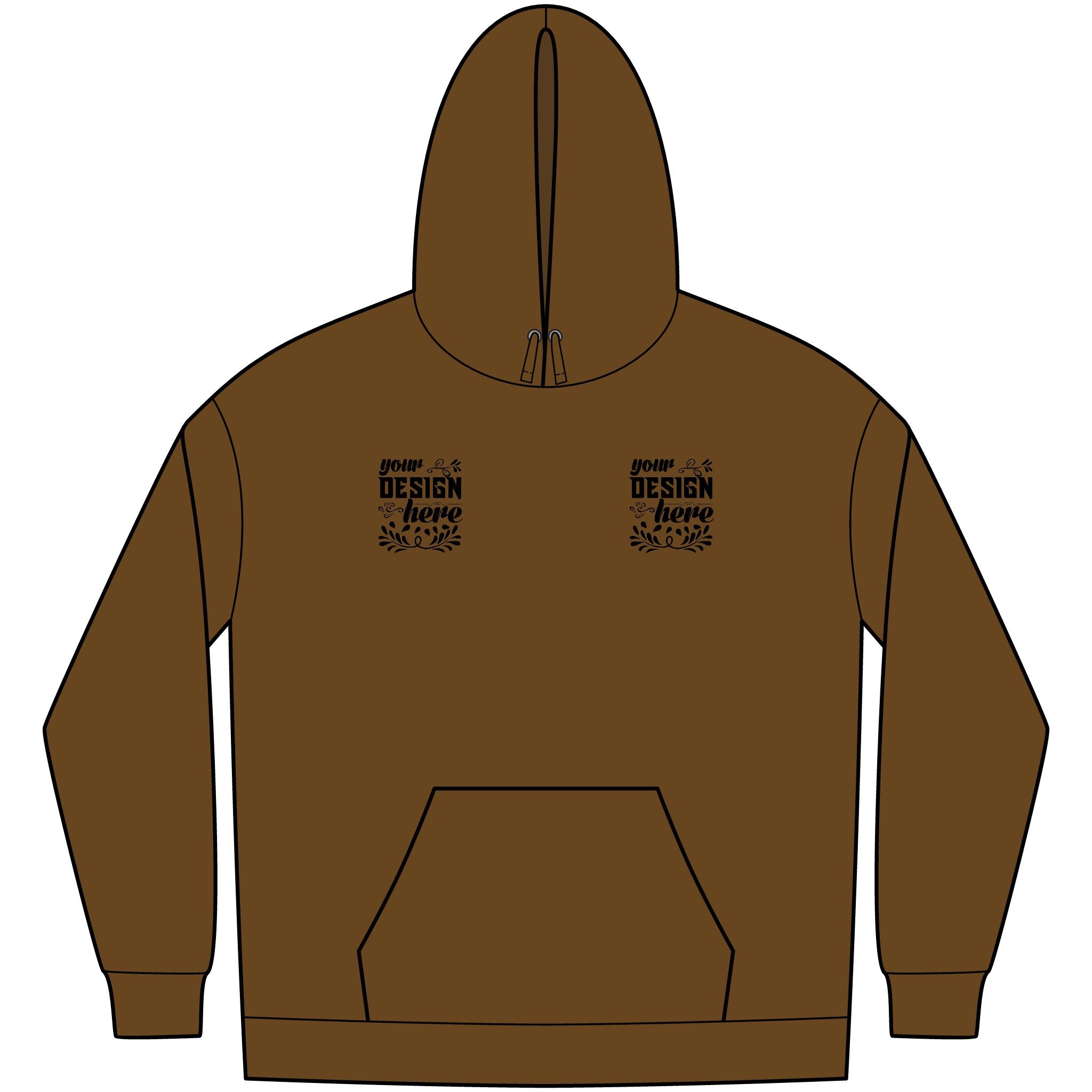 Customizable District DT6100 Mens VIT Fleece Hoodie