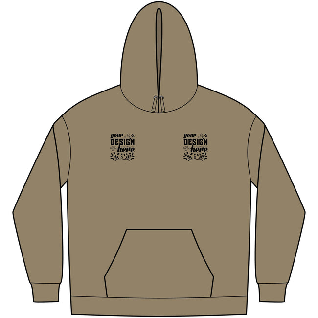 Customizable District DT6100 Mens VIT Fleece Hoodie