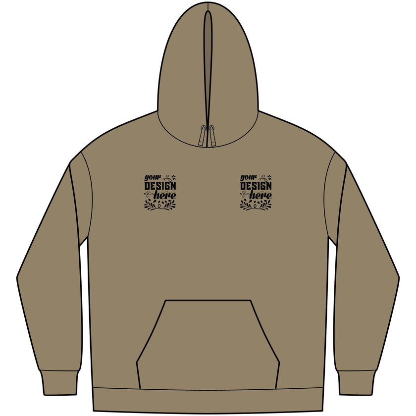 Customizable District DT6100 Mens VIT Fleece Hoodie