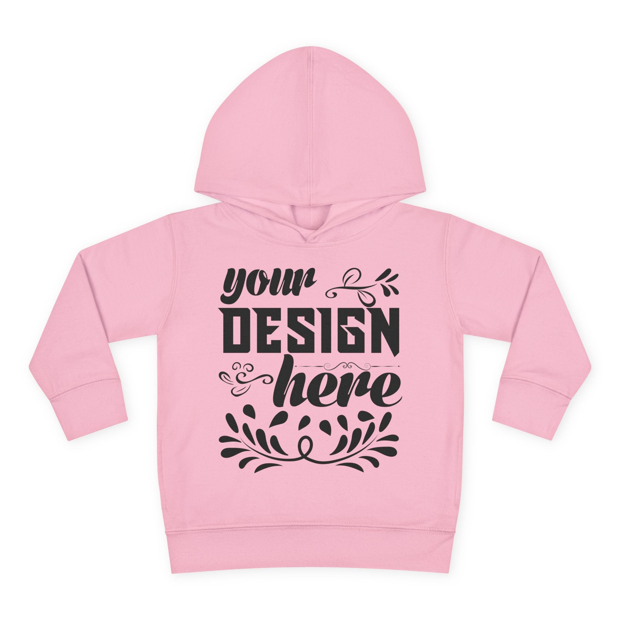 Customizable Rabbit Skins Toddler Pullover Fleece Hoodie DTG