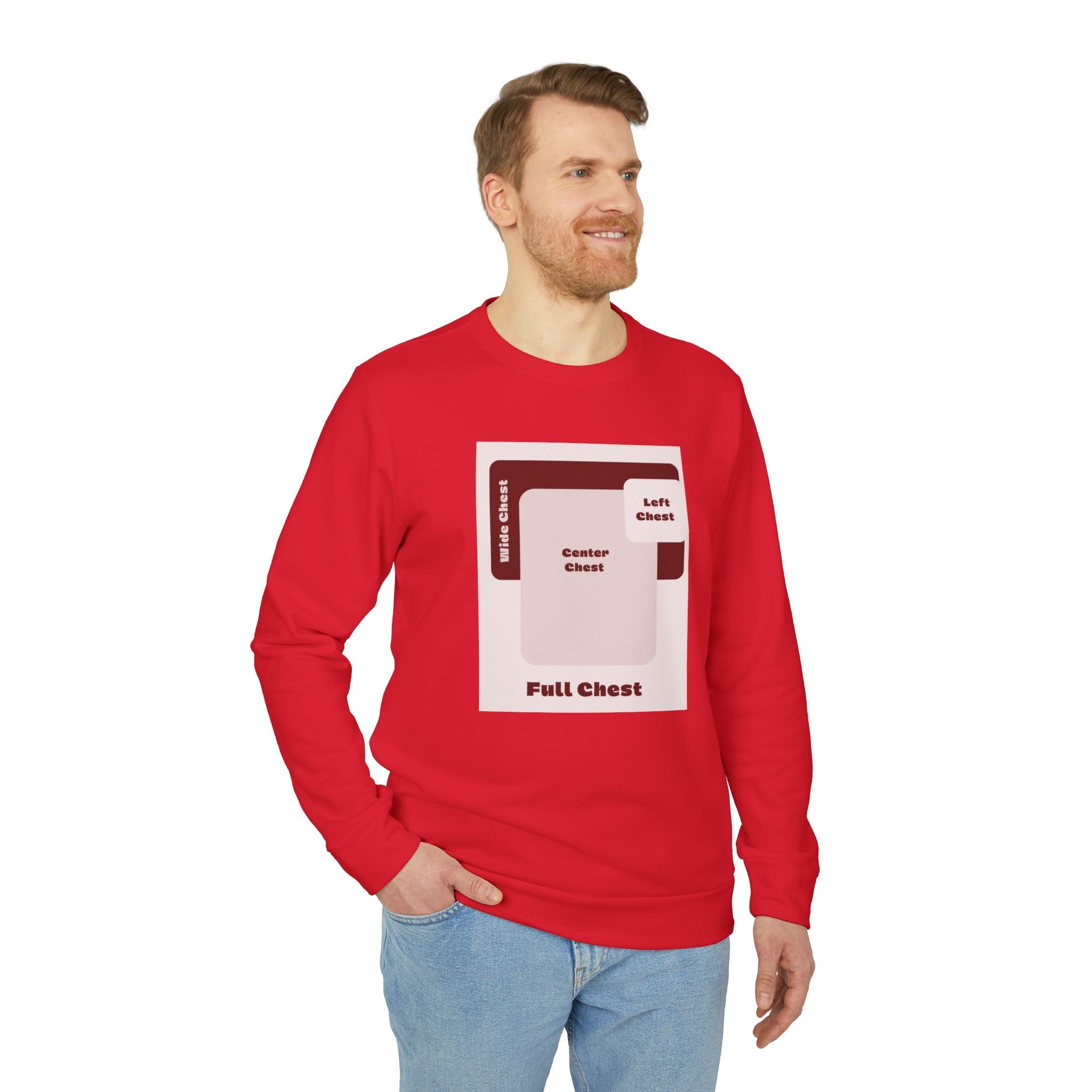 Customizable Adidas A434 Unisex Fleece Crewneck Sweatshirt