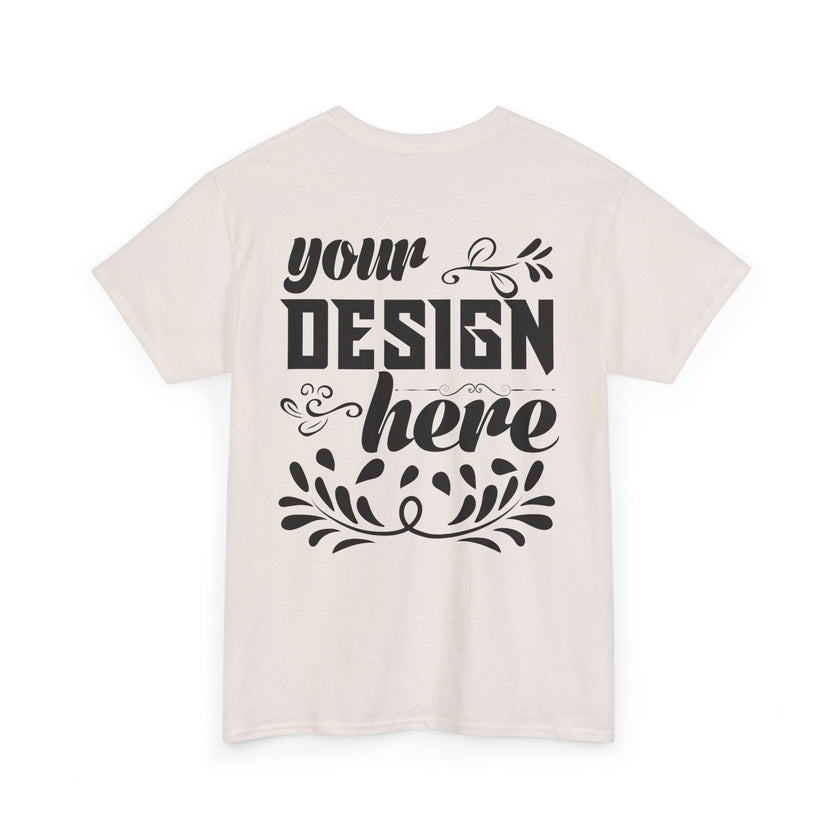 Customizable Gildan 5000 Unisex Heavy Cotton T-Shirt Classic Fit