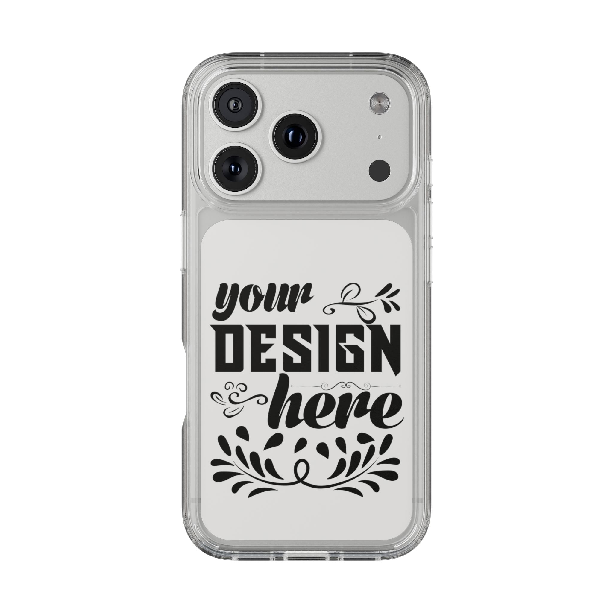 Customizable Clear Phone Case Slim Lightweight Scratch Resistant Protection