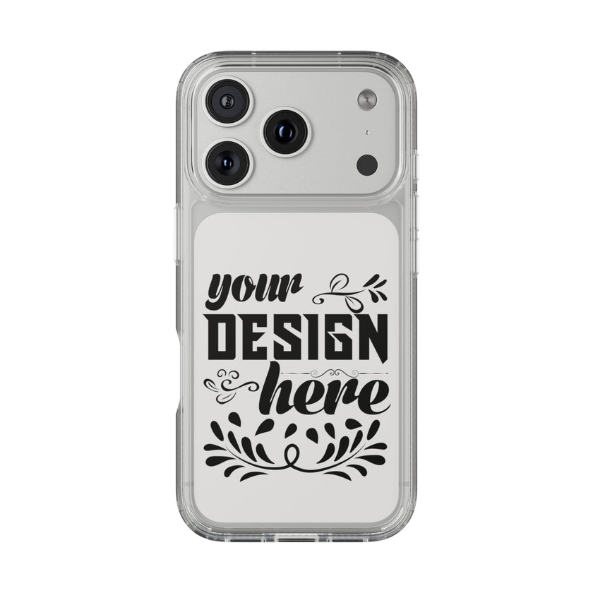 Customizable Clear Phone Case Slim Lightweight Scratch Resistant Protection