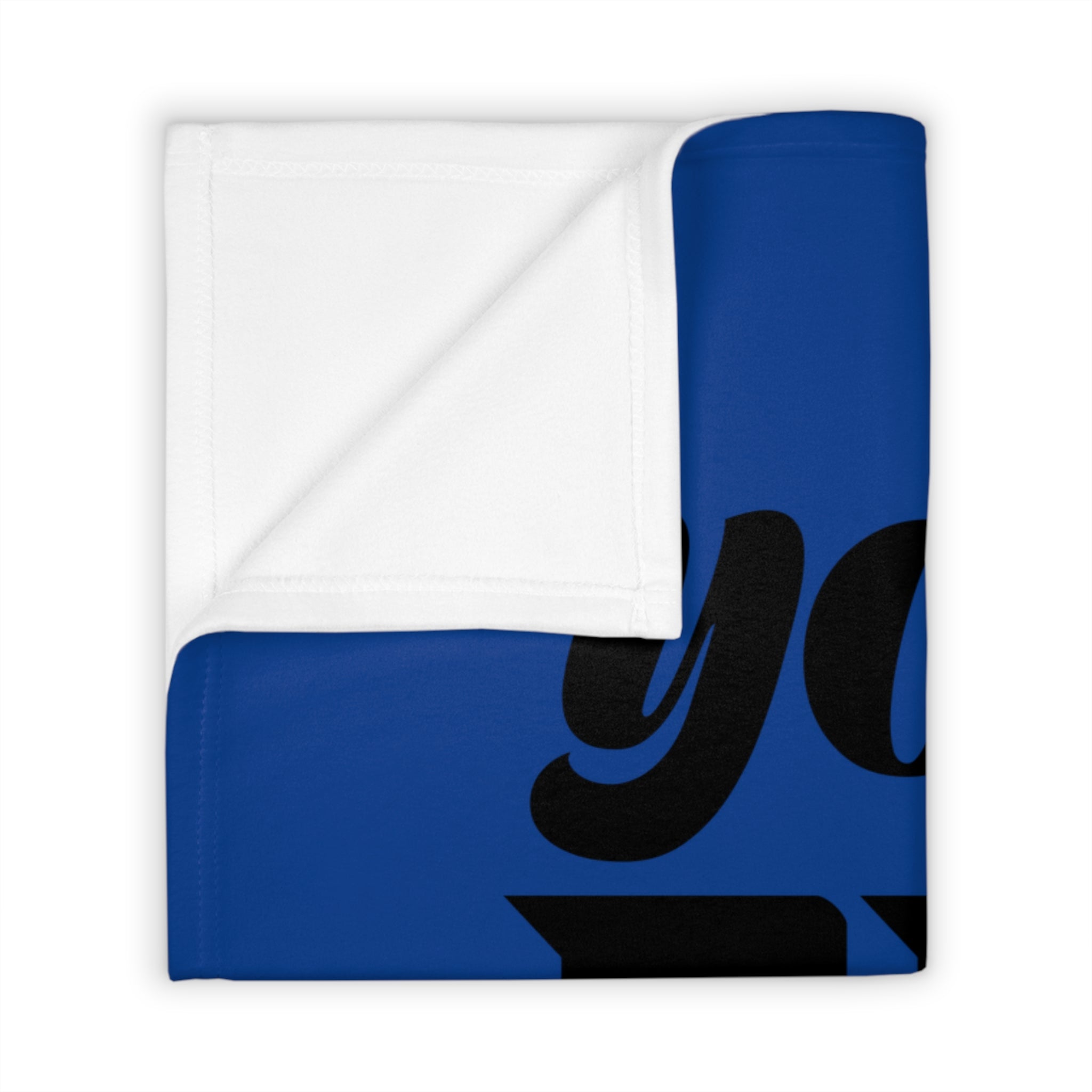 Customizable Throw Blanket Soft Fleece Polyester 50x60 Flat Folded Edge