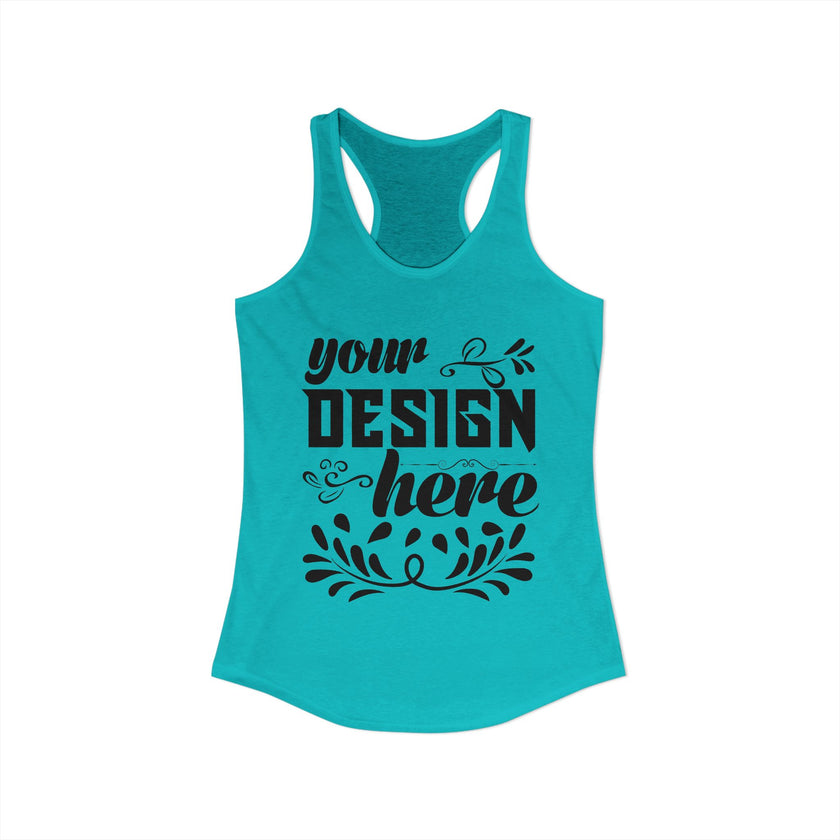 Customizable Next Level 1533 Womens Ideal Racerback Tank