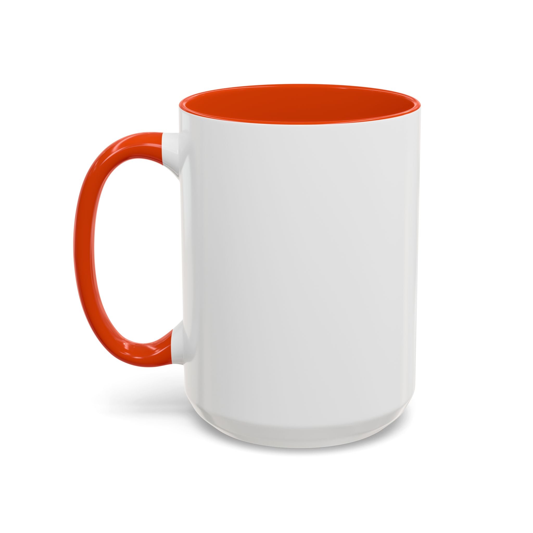Customizable Glossy Ceramic Accent Mug 11oz and 15oz