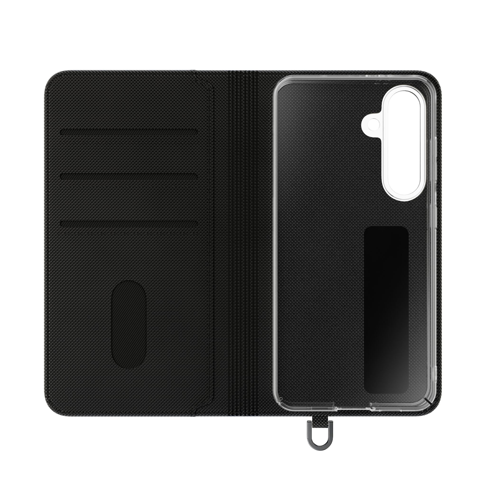 Customizable Flip Folio Phone Case With Card Slots Stand And Elastic Strap