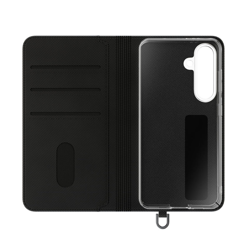 Customizable Flip Folio Phone Case With Card Slots Stand And Elastic Strap