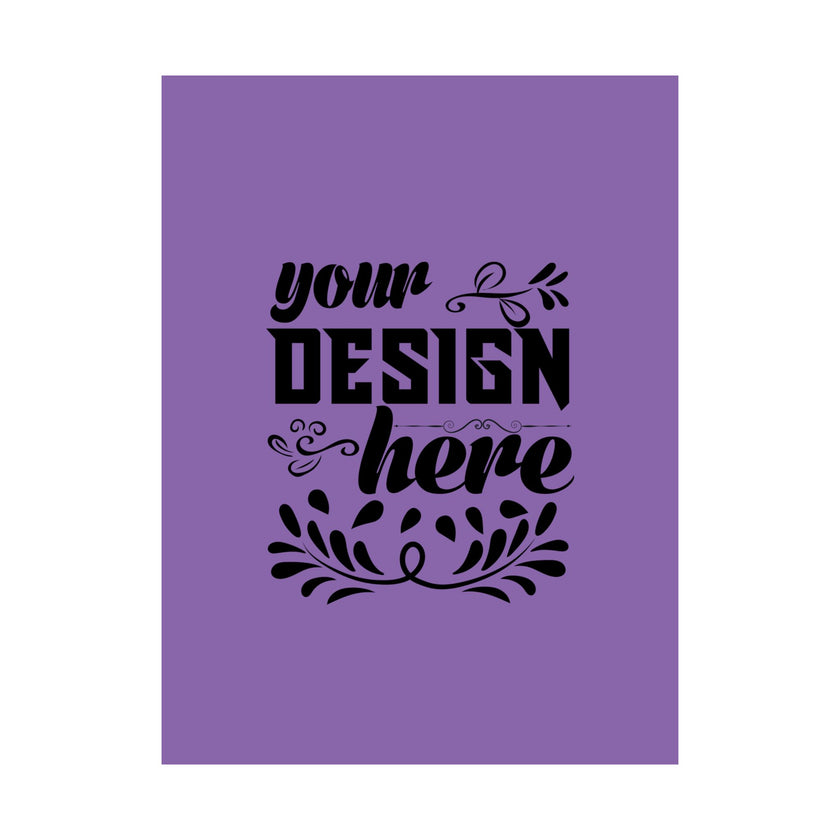 Customizable Matte Vertical Poster Print on Museum Grade Archival Paper