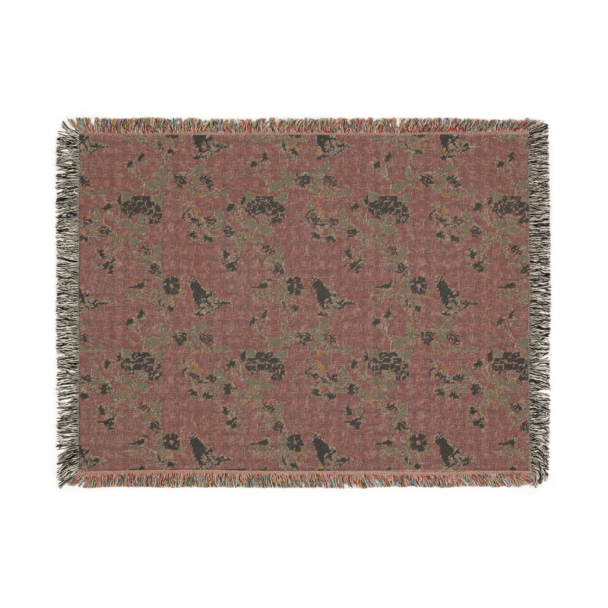 Generic Brand Woven Blanket | 100% Cotton Graphic Print