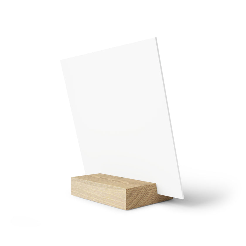 Customizable Gallery Board with Wooden Stand 1.8mm Giclée Print