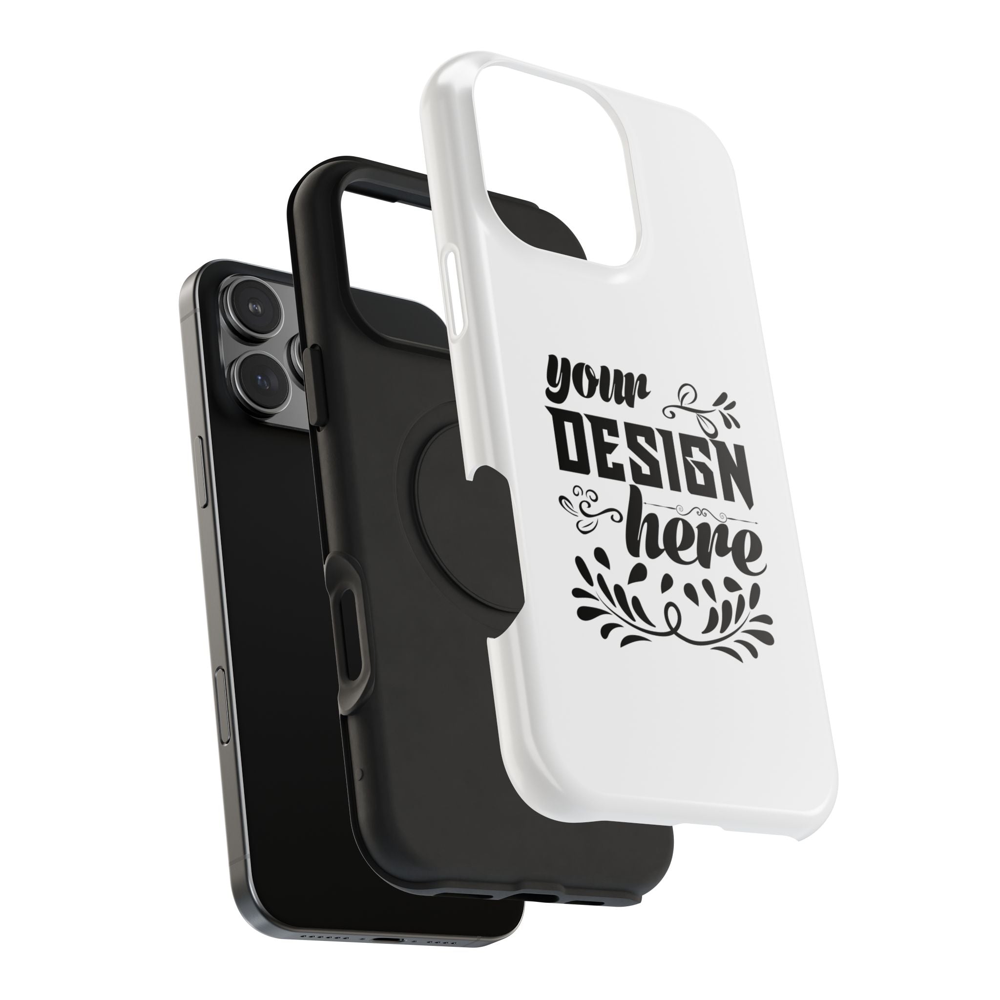 Customizable Impact Resistant Phone Case Dual Layer With Matte Or Glossy