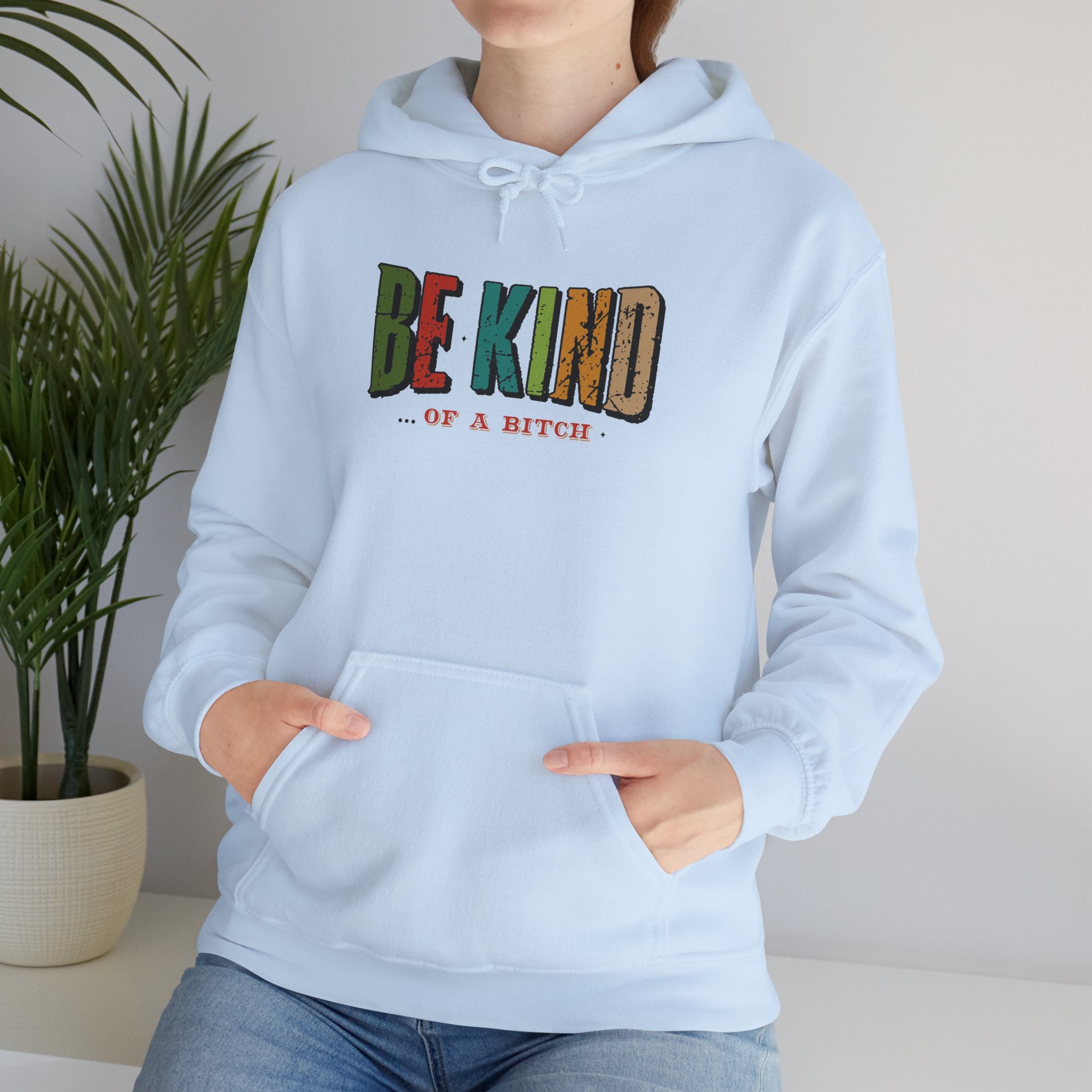 Gildan 18500 Unisex Heavy Blend Hoodie | Be Kind Graphic Print