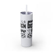 Customizable Maars 20oz Skinny Tumbler with Straw Stainless Steel