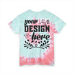 Customizable Gildan 5000 Unisex Tie Dye Cotton T-Shirt Made in US
