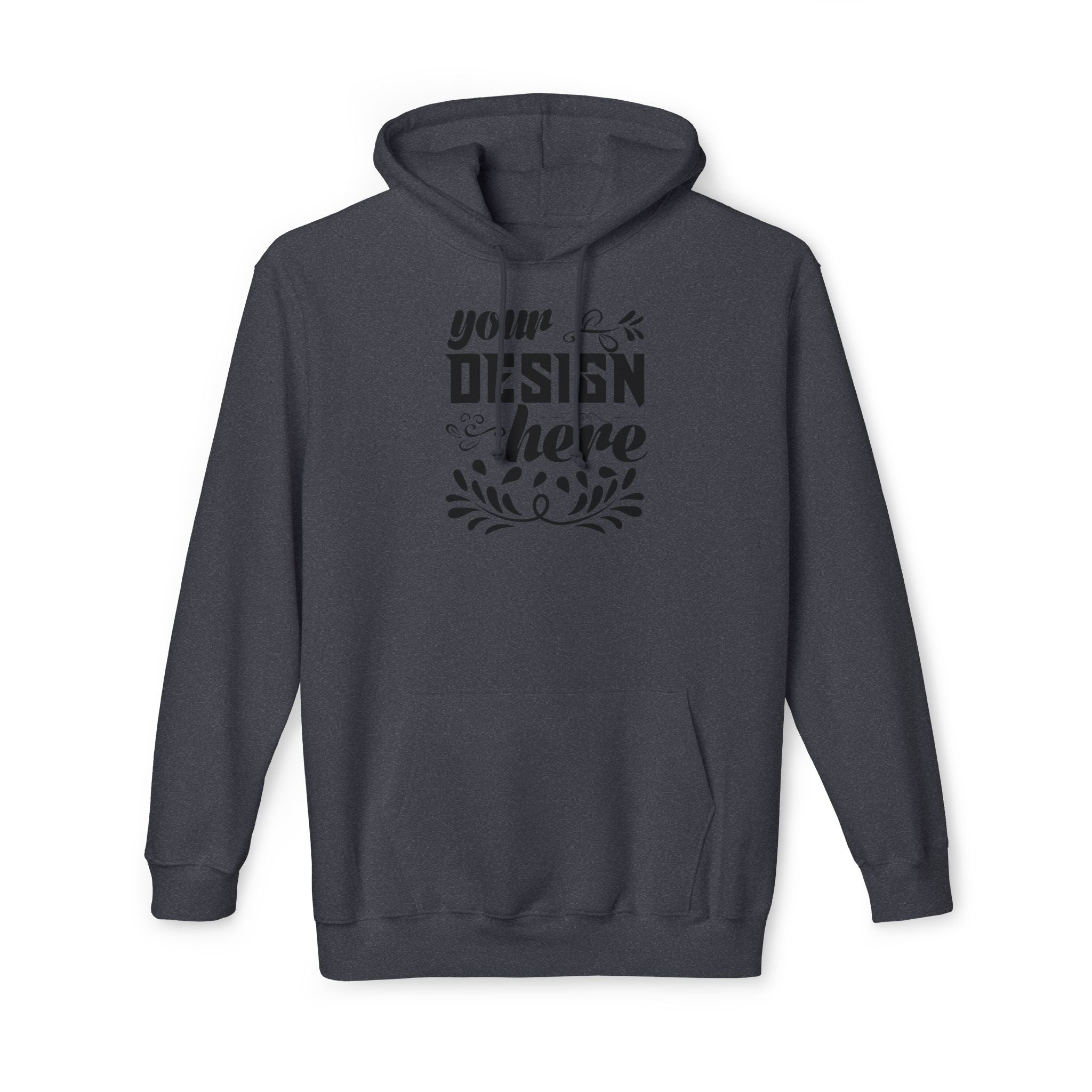 Customizable Bayside 960 Unisex Heavyweight Hooded Sweatshirt Made in US