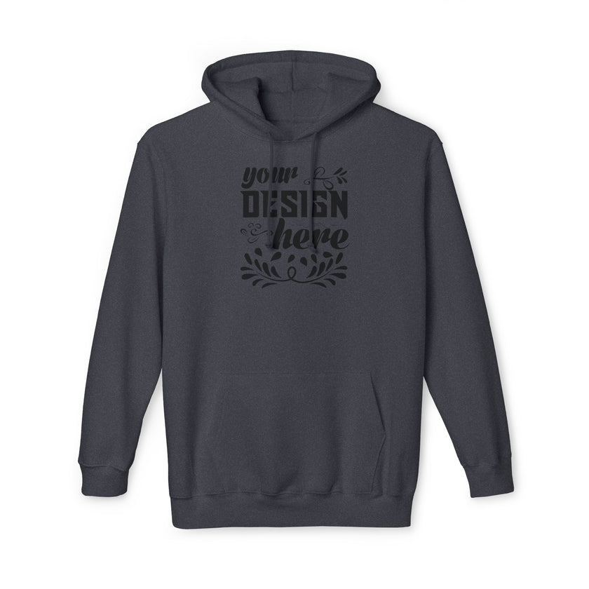 Customizable Bayside 960 Unisex Heavyweight Hooded Sweatshirt Made in US