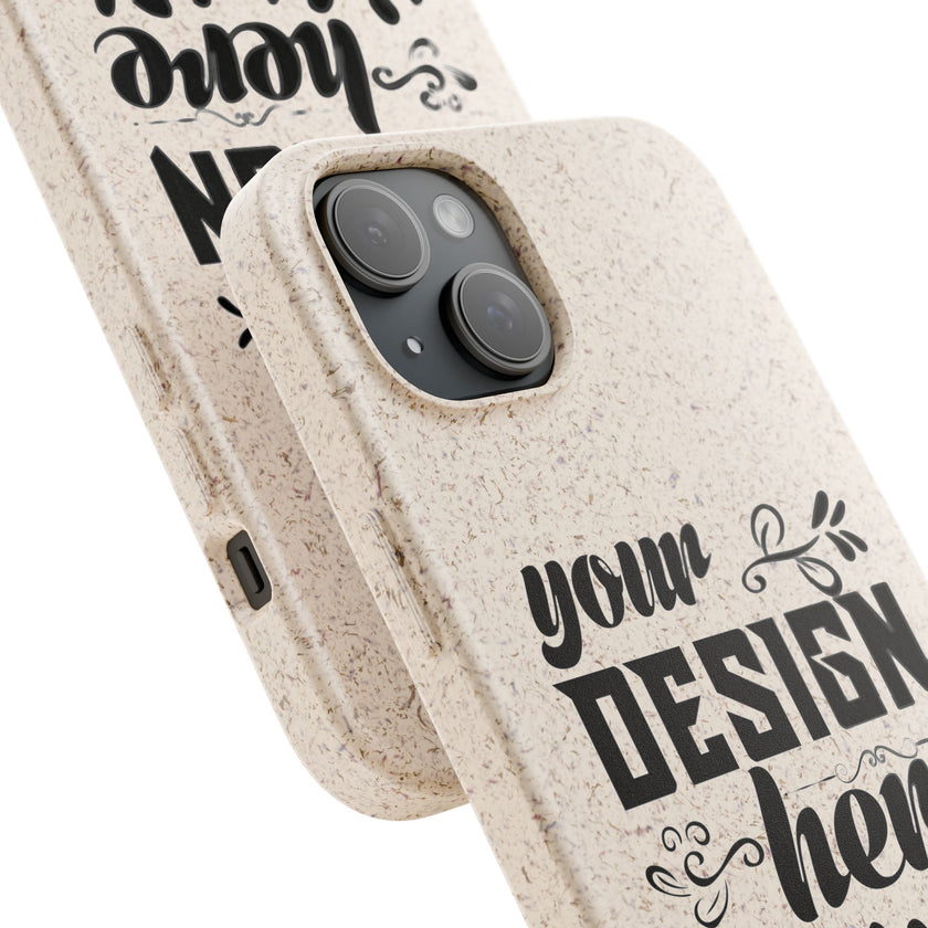 Customizable Biodegradable Phone Case Matte Finish Wireless Charging