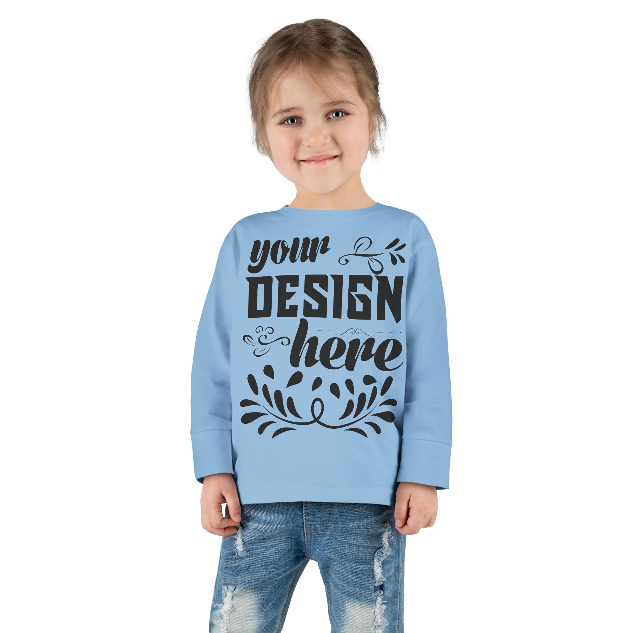 Customizable Rabbit Skins 3302 Toddler Long Sleeve T-Shirt
