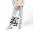 Customizable Canvas Tote Bag With 5 Color Strap Options All Over Print
