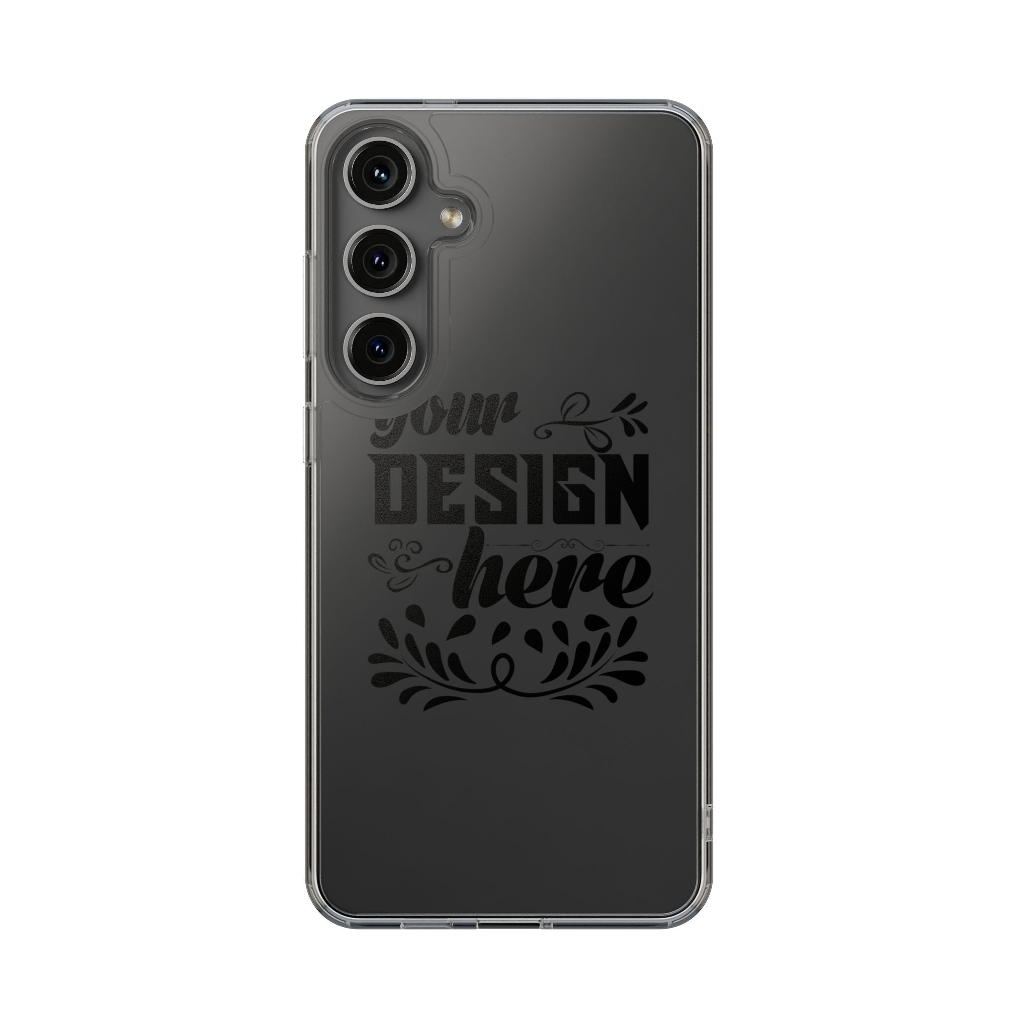 Customizable Clear Impact Resistant Phone Case With TPU Sides Wireless Ready