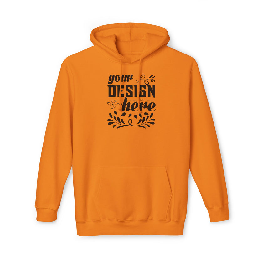 Customizable Bayside 960 Unisex Heavyweight Hooded Sweatshirt Made in US