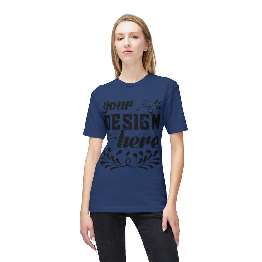 Customizable Bayside 5040 Unisex Midweight T-Shirt Made in US