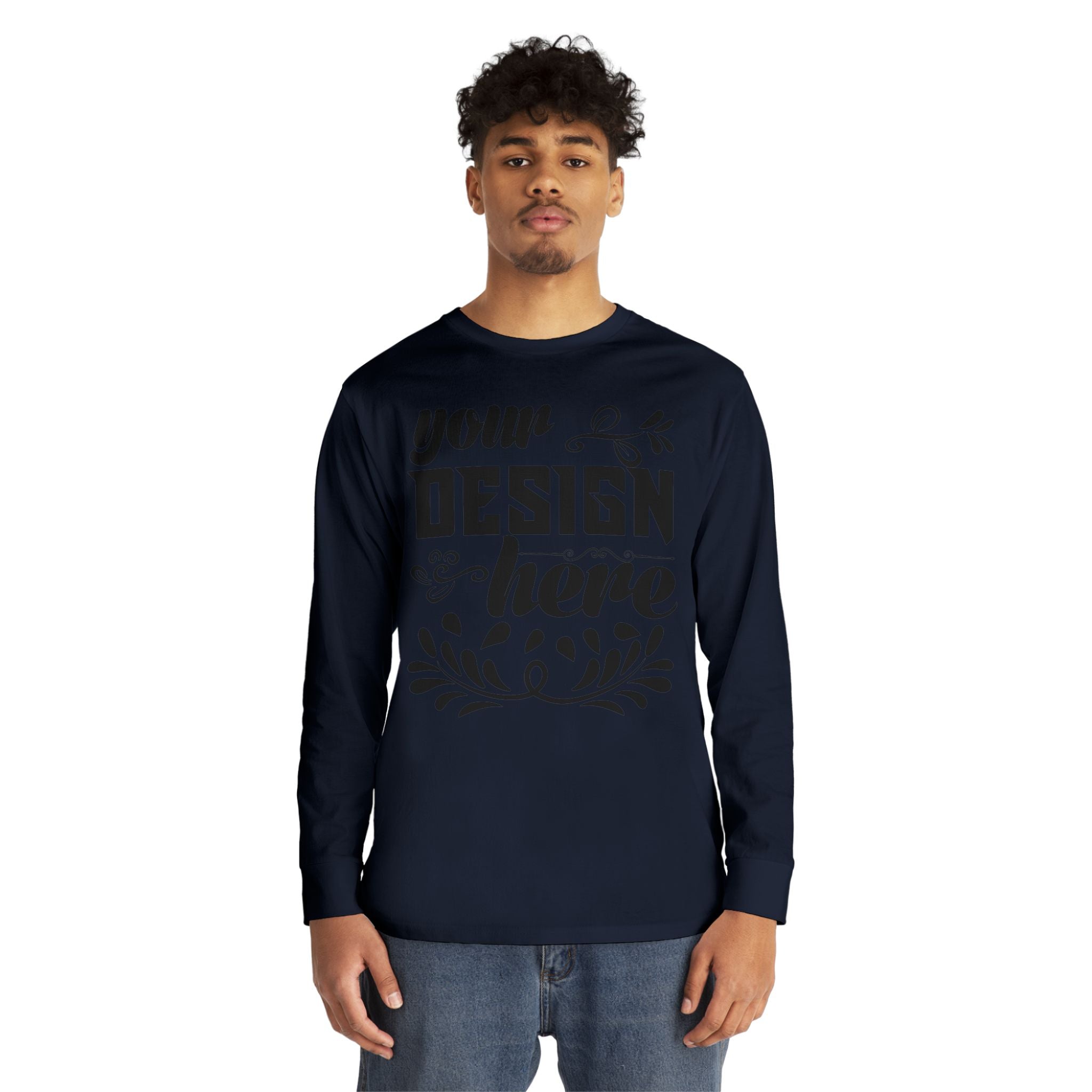 Customizable Lane Seven LS15009 Unisex Long Sleeve Crewneck Tee