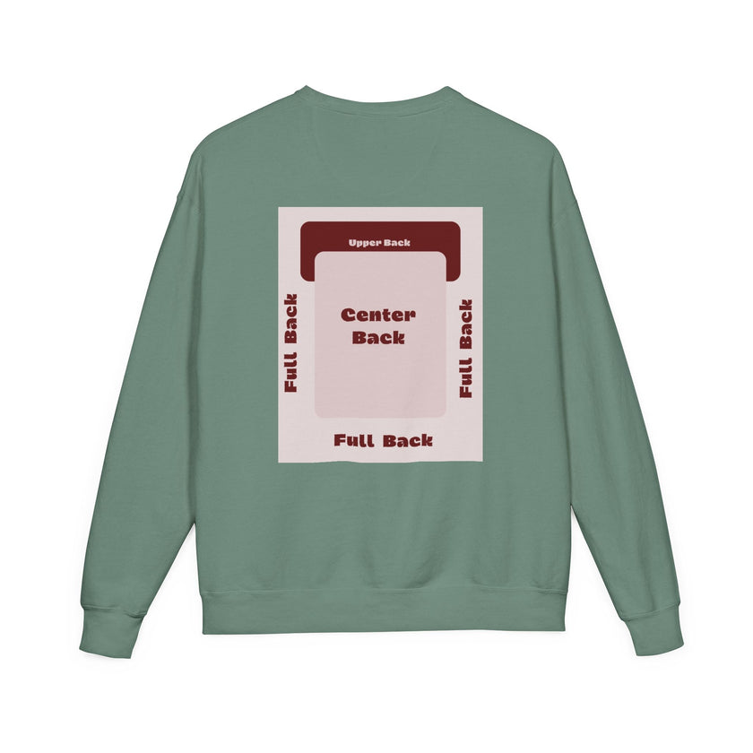 Customizable Hanes GDH400 Unisex Garment Dyed Crewneck Sweatshirt