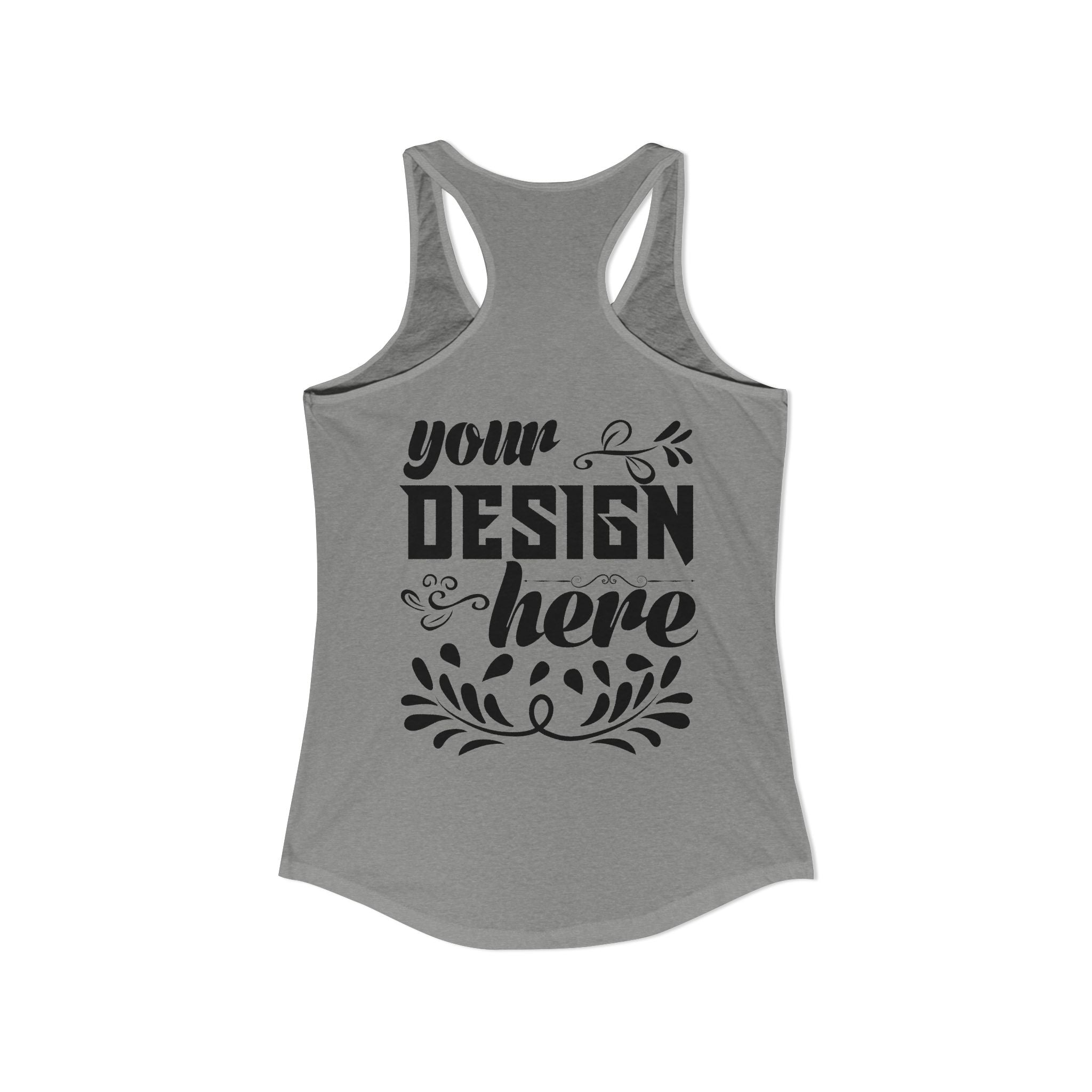 Customizable Next Level 1533 Womens Ideal Racerback Tank