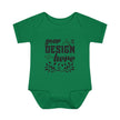 Customizable Infant Baby Rib Bodysuit Rabbit Skins 4400 Unisex