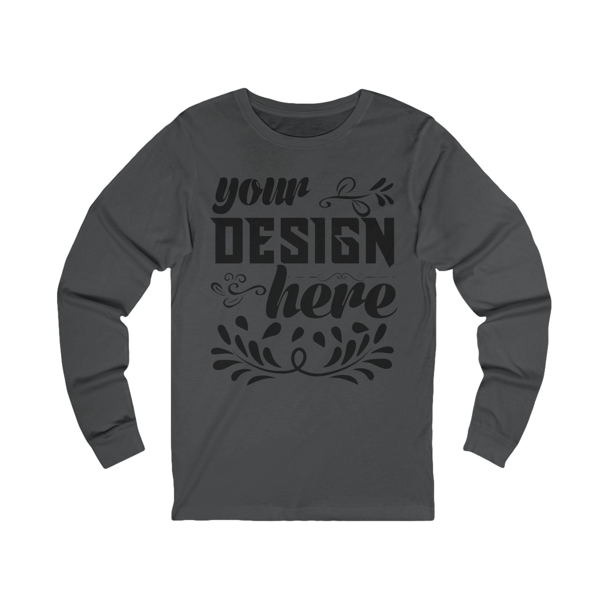 Customizable Bella+Canvas 3501 Unisex Jersey Long Sleeve Tee