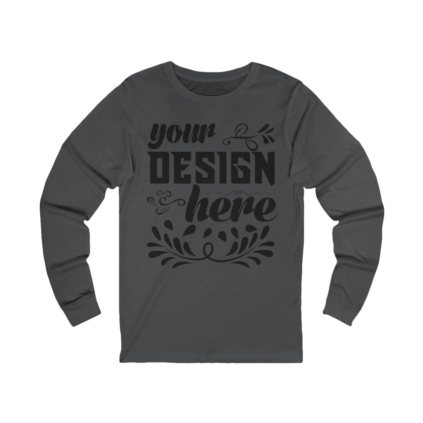 Customizable Bella+Canvas 3501 Unisex Jersey Long Sleeve Tee