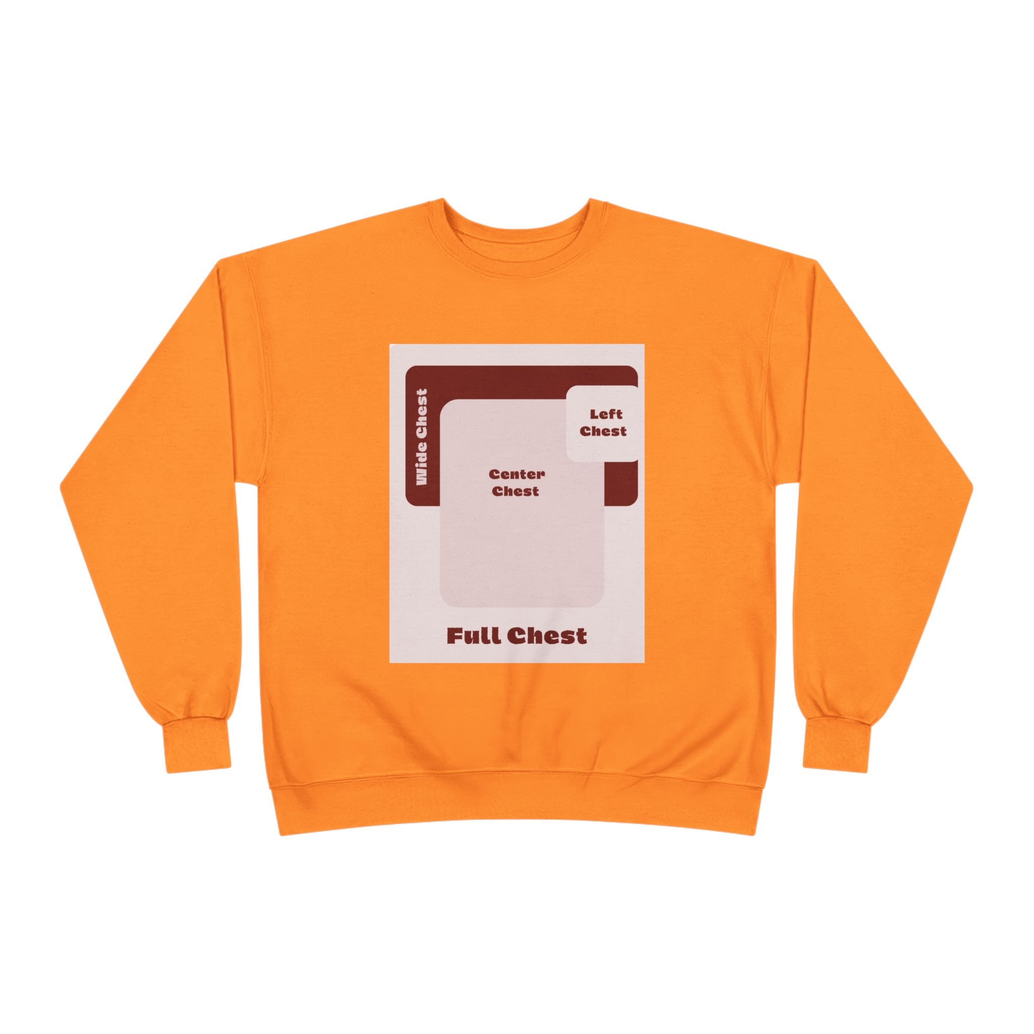 Customizable Unisex Hanes P160 EcoSmart Crewneck Sweatshirt Custom Print