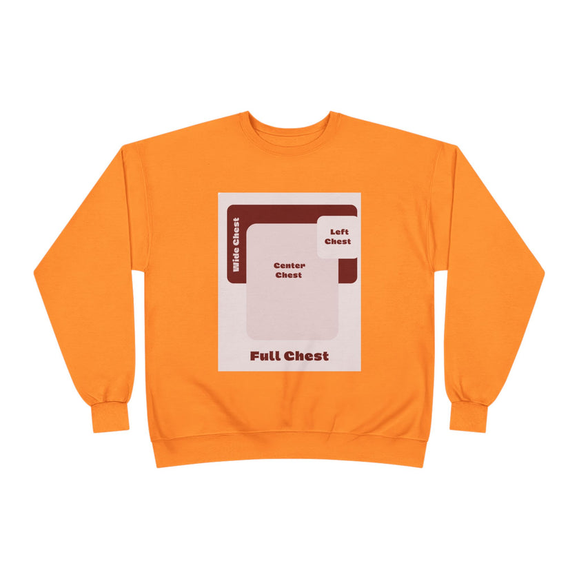 Customizable Unisex Hanes P160 EcoSmart Crewneck Sweatshirt Custom Print
