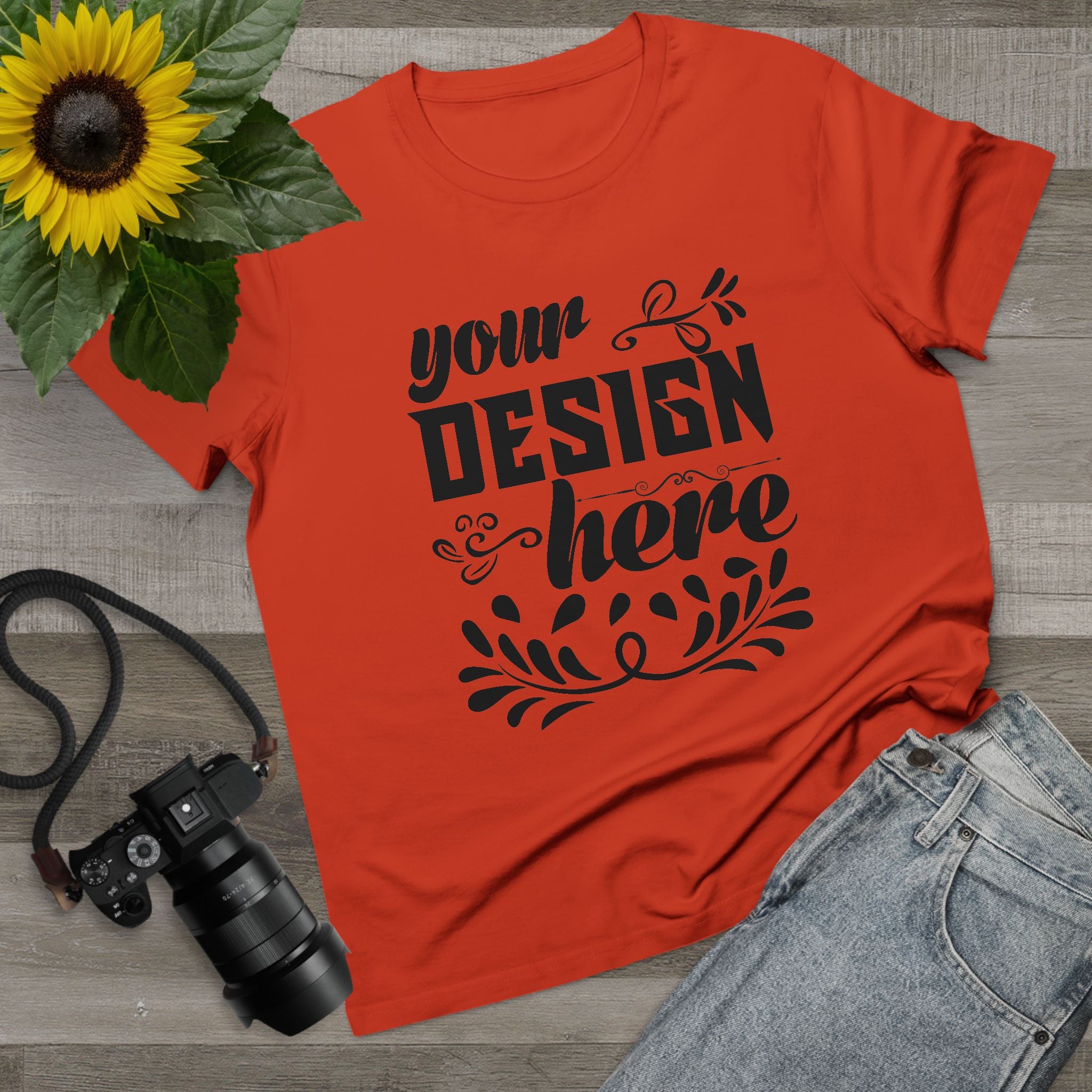 Customizable AS Colour 4001 Womens Maple Cotton T-Shirt