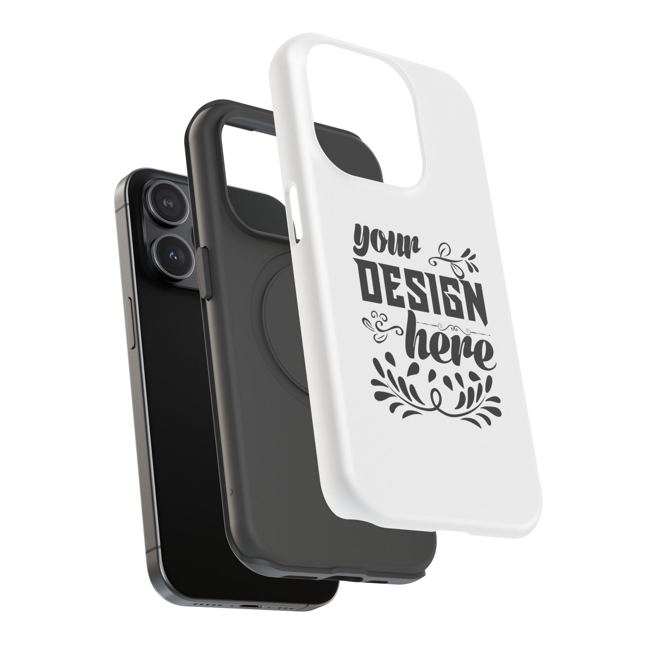 Customizable Impact Resistant Phone Case Dual Layer With Matte Or Glossy