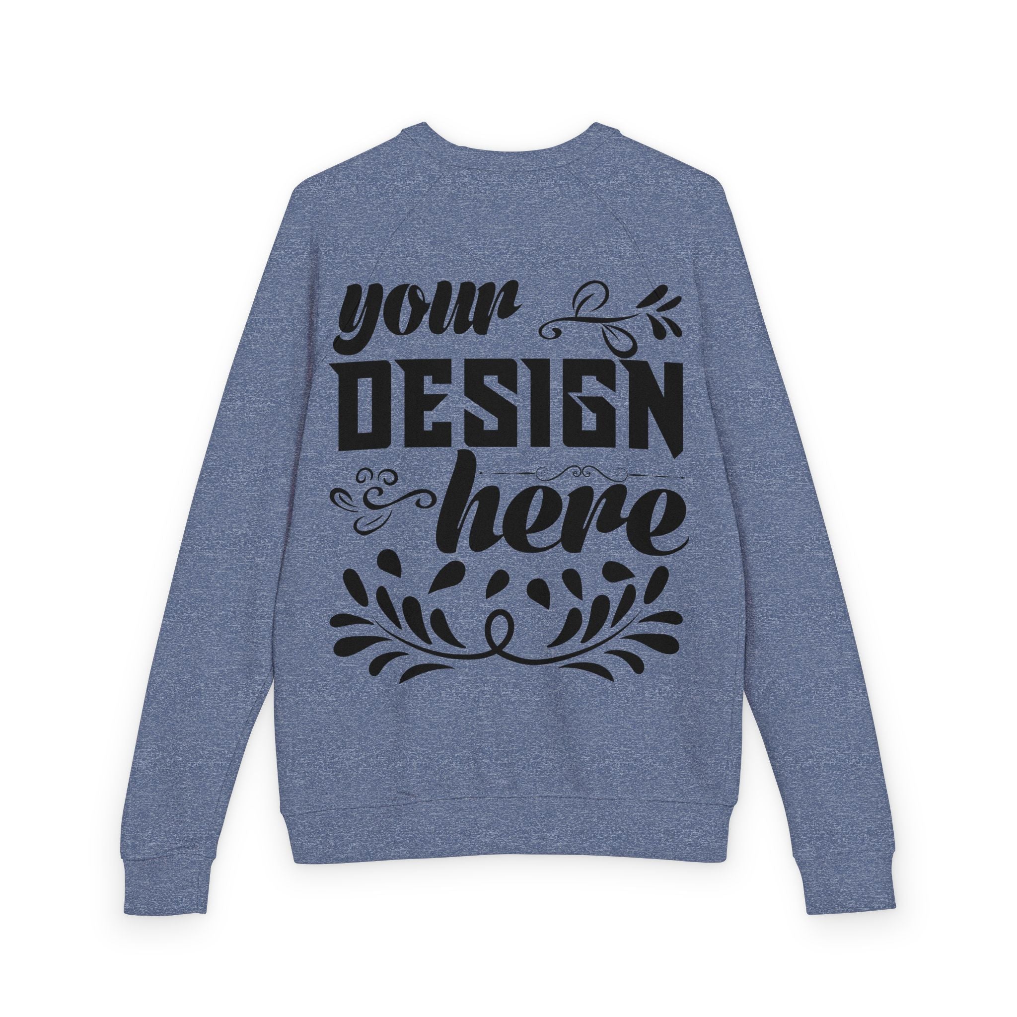 Customizable Lane Seven LS18004 Unisex French Terry Raglan Crewneck